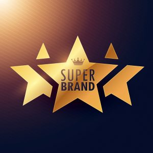 super brand three star golden label for your promotion